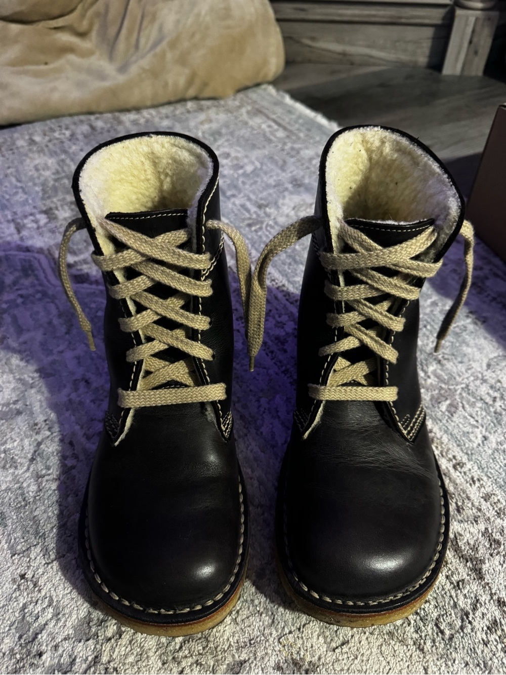 DUCKFEET ODENSE boots wool lined and genuine leather size w 9 or eu40